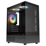 CIT Celcius EBK Micro Tower Gaming Case -black